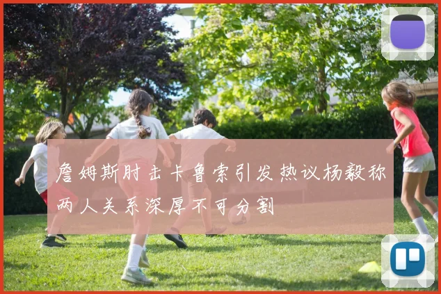 詹姆斯肘击卡鲁索引发热议杨毅称两人关系深厚不可分割